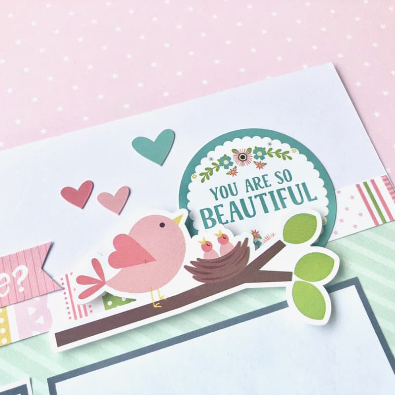 Sweet Baby Girl Scrapbook Kit - Scrapbook & Cards Today Magazine